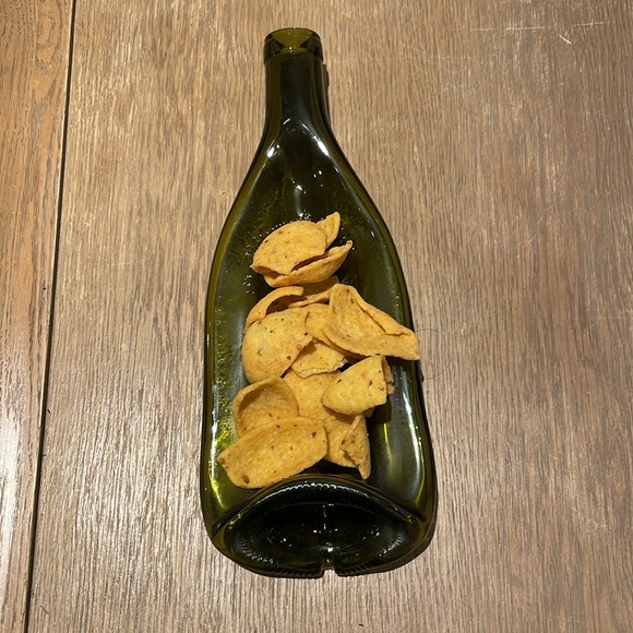 MELTED WINE BOTTLE - Picture 2 of 5